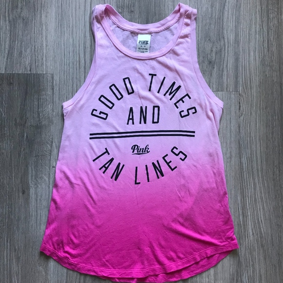 PINK Victoria's Secret Tops - Victoria's Secret PINK Ombre Tank Top